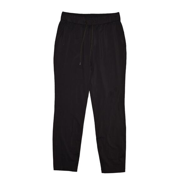 CRZ YOGA‎ NEW $38 Drawstring Waist Woven Casual Athletic Pants Black Small - Picture 1 of 3